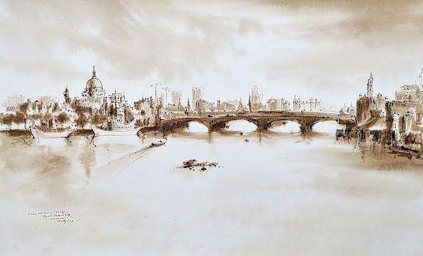 From Waterloo Bridge London by Betty Guy