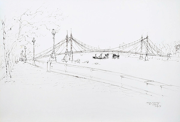 Chelsea Embankment London! by Betty Guy