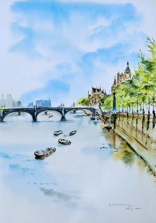 The Victoria Embankment London by Betty Guy