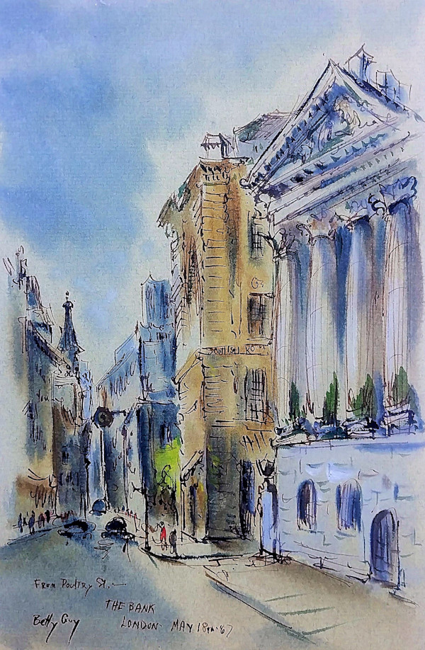 From Poultry St The Bank London by Betty Guy