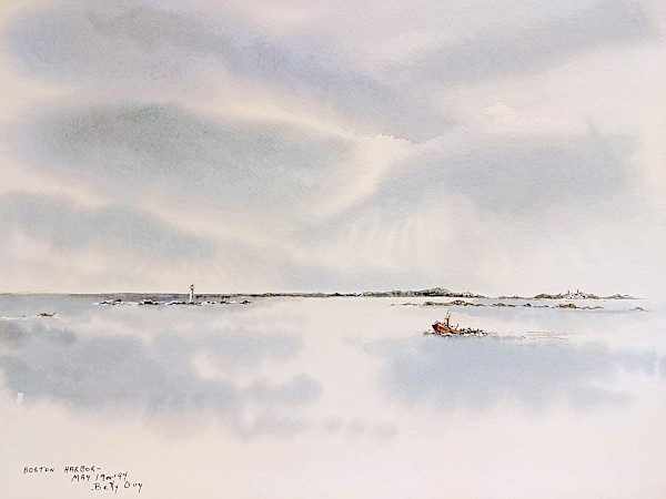 Boston Harbor by Betty Guy