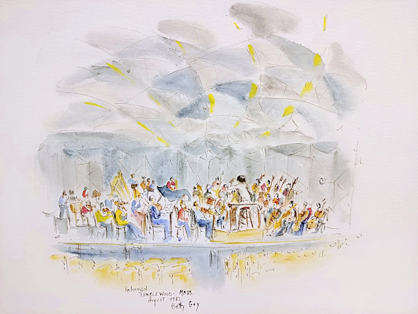 Rehearsal Tanglewood - MASS by Betty Guy