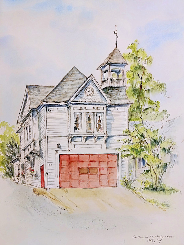 Fire House in Stockbridge - MASS by Betty Guy