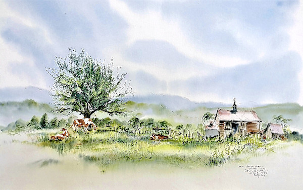 Near Arrowhead Holme's Road Pittsfield - Mass by Betty Guy