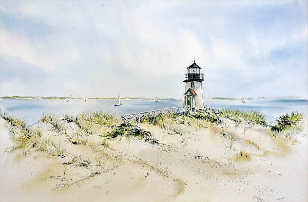 Brant Point Nantucket by Betty Guy