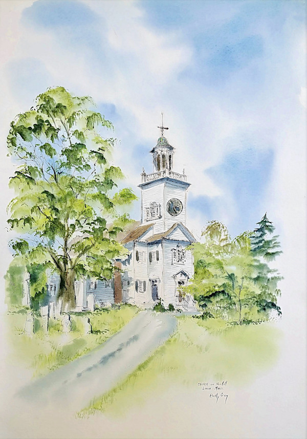 Church On The Hill Lenox-Mass by Betty Guy