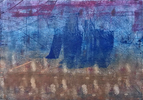 Untitled (from the series of monoprints "New Day") by Betty Guy