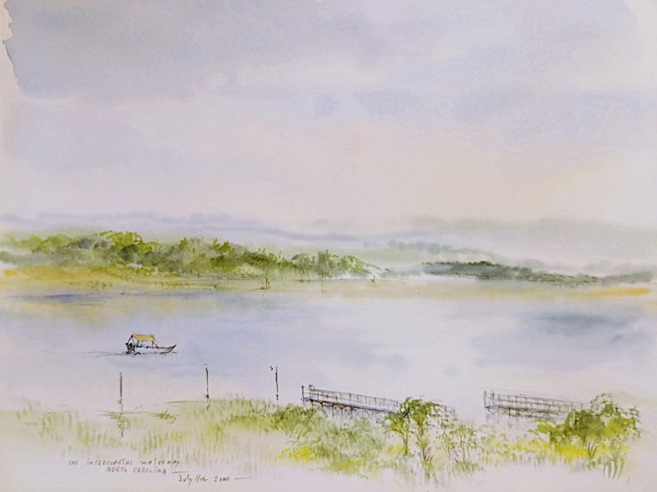 The Intercoastal Waterway North Carolina by Betty Guy