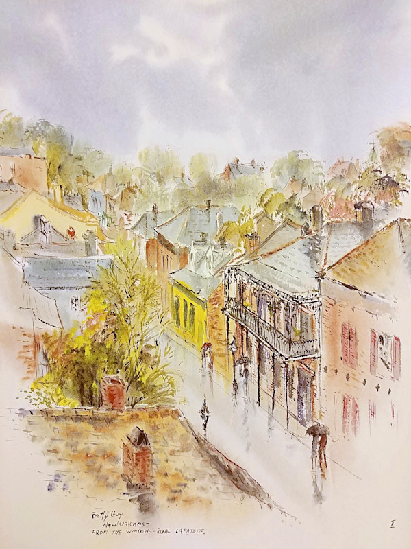 New Orleans From the Windows - Royal Lafayette by Betty Guy, Image 1.