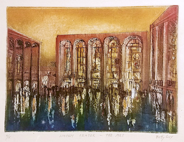 Lincoln Center - The Met by Betty Guy