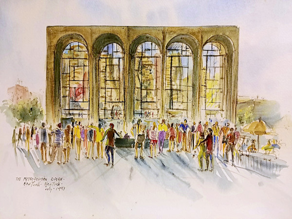The Metropolitan Opera New York-New York by Betty Guy