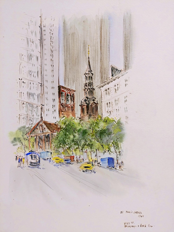 St. Paul's Chapel 1764 by Betty Guy