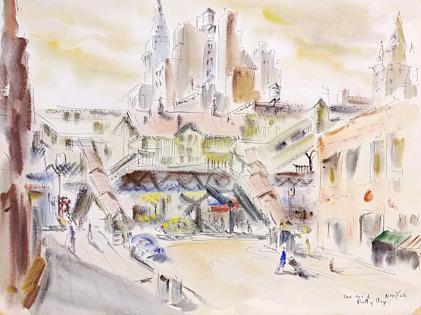 3rd Ave "L" New York by Betty Guy