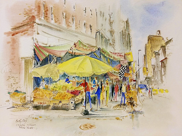 Canal Street New York by Betty Guy