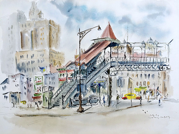 South Ferry New York City by Betty Guy