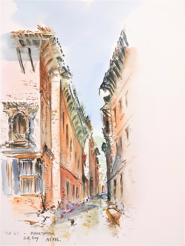 Bhaktapur Nepal by Betty Guy