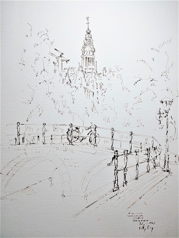 Oude Zijds Voorburgwal Centrum Amsterdam by Betty Guy