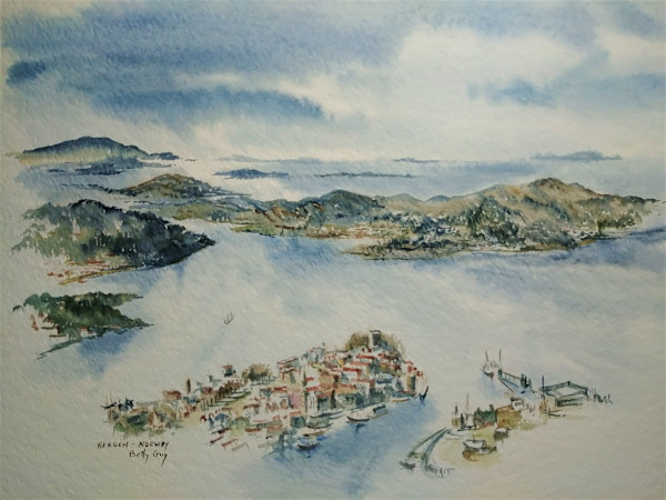 Bergen-Norway by Betty Guy