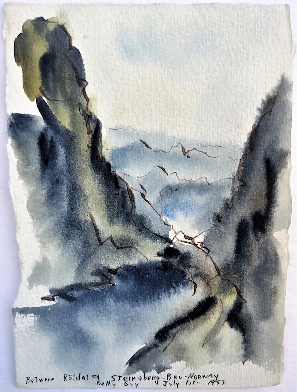 Between Roldal + Steinaberg-BruNorway by Betty Guy