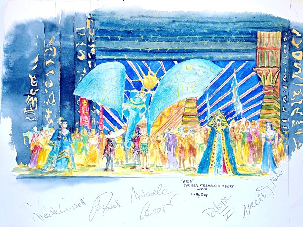 "Aida" The San Francisco Opera by Betty Guy