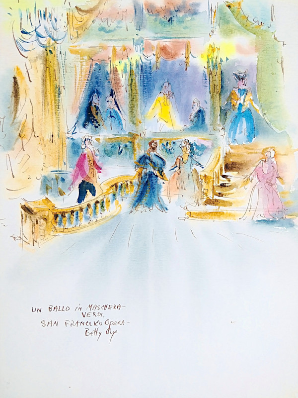 Un Ballo in Maschera- Verdi. San Francisco Opera by Betty Guy