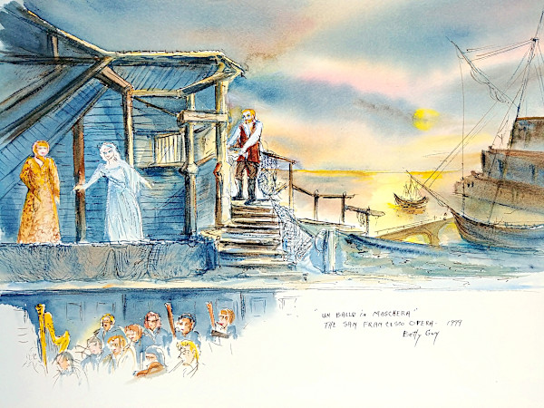 "Un Ballo in Maschera" The San Francisco Opera by Betty Guy
