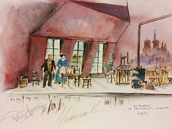 "La Boheme" The San Francisco Opera by Betty Guy