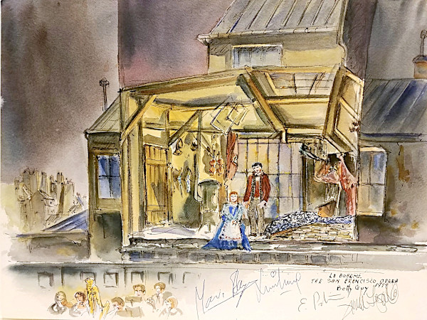 "La Boheme" The San Francisco Opera by Betty Guy