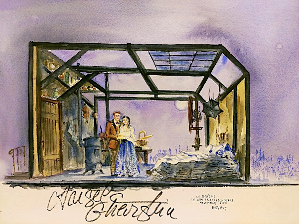 La Boheme The San Francisco Opera by Betty Guy