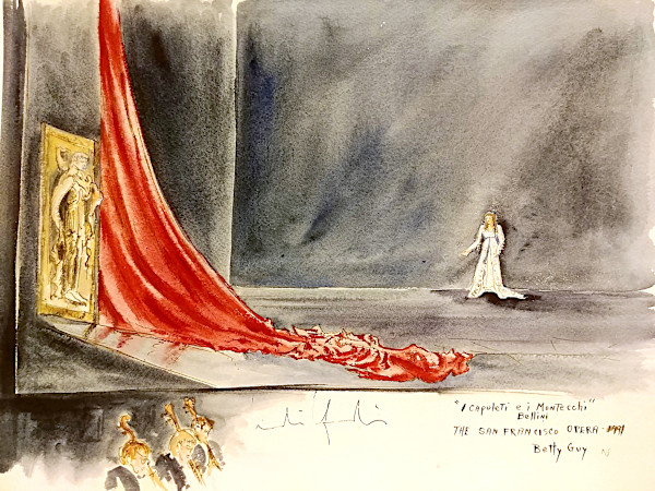 "I Capuleti e i Montecchi" Bellini The San Francisco Opera by Betty Guy