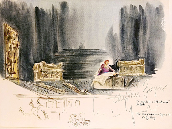 "I Capuleti e i Montecchi" Bellini The San Francisco Opera by Betty Guy