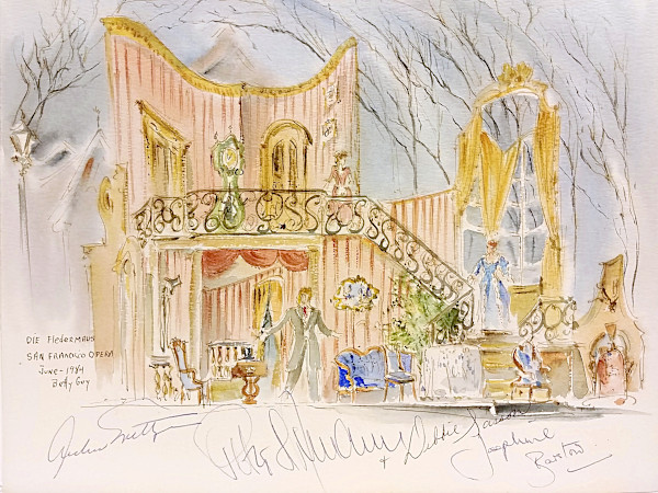 Die Fledermaus San Francisco Opera by Betty Guy, Image 1.