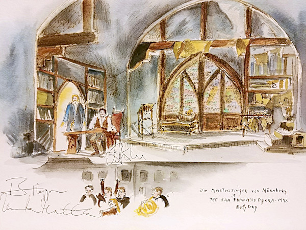 Die Meistersinger Von Nurnbergat The San Francisco Opera by Betty Guy