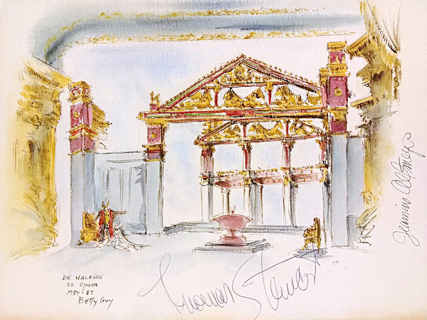 Die Walkure S.F. Opera by Betty Guy