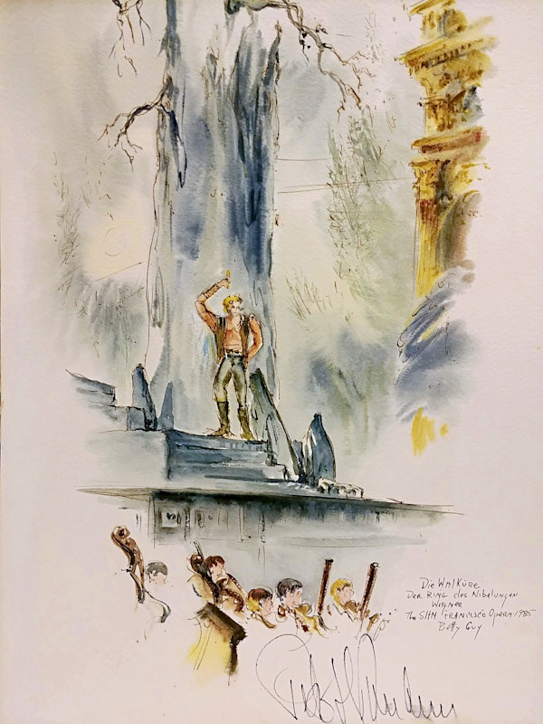 Die Walkure Der Ring des Nibelungen Wagner The San Francisco Opera by Betty Guy
