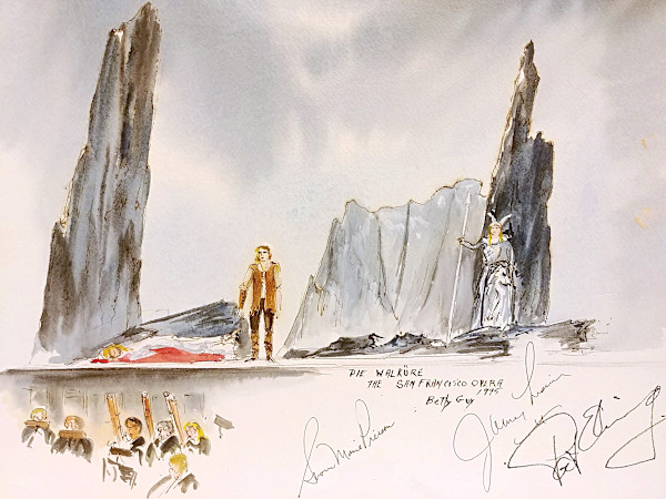 Die Walkure The San Francisco Opera by Betty Guy