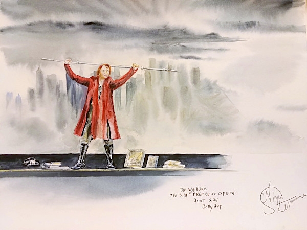 Die Walkureat The San Francisco Opera by Betty Guy