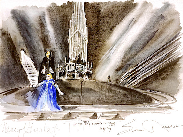 Faustat The San Francisco Opera by Betty Guy, Image 1.
