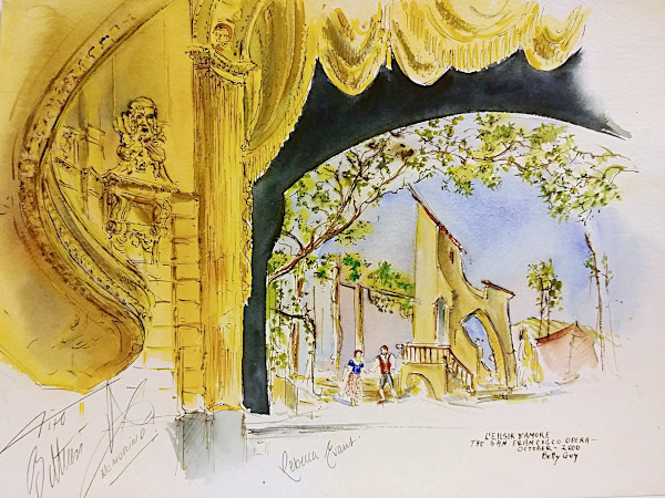 L' Eilsir D' Amore The San Francisco Opera by Betty Guy