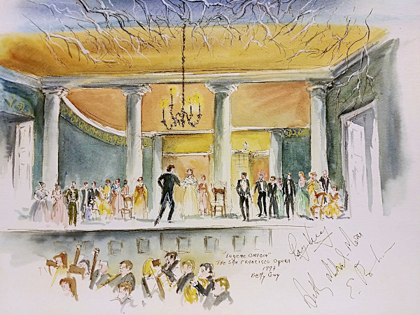 Eugene Onegin The San Francisco Opera by Betty Guy