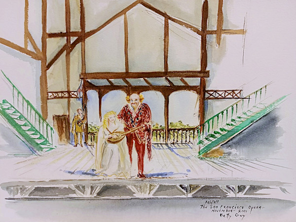 Falstaff The San Francisco Opera by Betty Guy