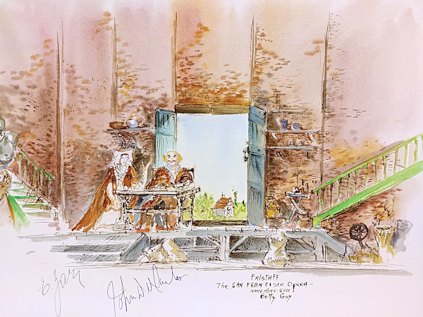 Falstaff The San Francisco Opera by Betty Guy