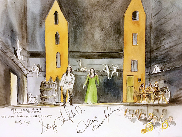 The Fiery Angel Sergei Prokofiev The San Francisco Opera by Betty Guy