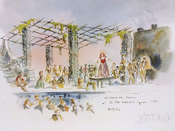 La Forza Del Destino at The San Francisco Opera by Betty Guy