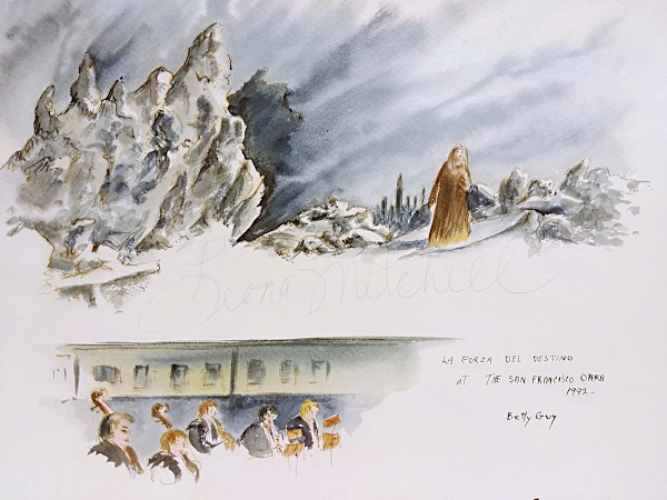 La Forza Del Destino at The San Francisco Opera by Betty Guy