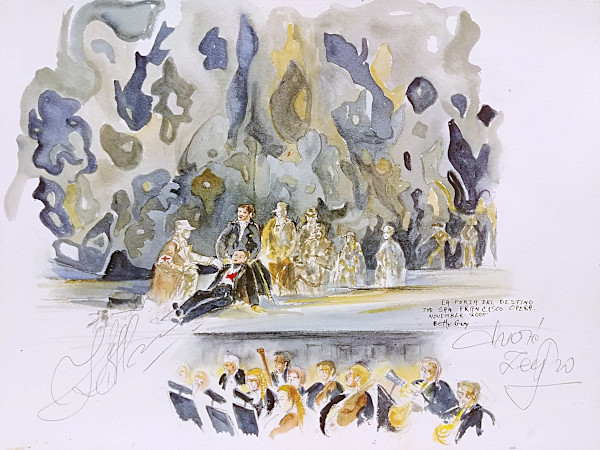 La Forza Del Destino The San Francisco Opera by Betty Guy