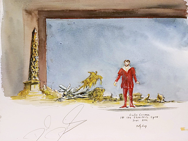 Giulio Cesare The San Francisco Opera by Betty Guy