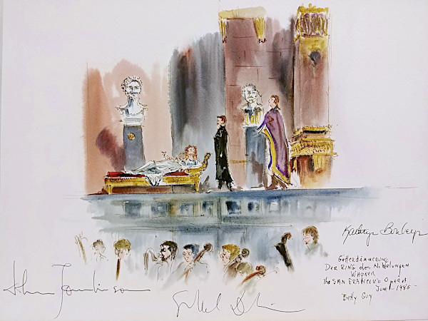 Gotterdammerung Der Ring des Nibelungen Wagner The San Francisco Opera by Betty Guy