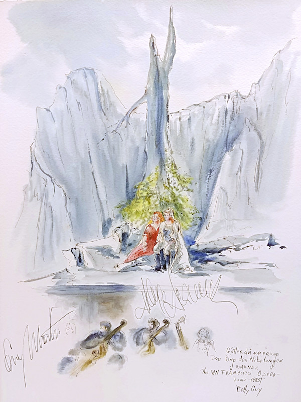 Gotterdammerung Der Ring des Nibelungen WagnerThe San Francisco Opera by Betty Guy