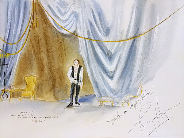 Hamlet "To be or Not To be" The San Francisco Opera by Betty Guy